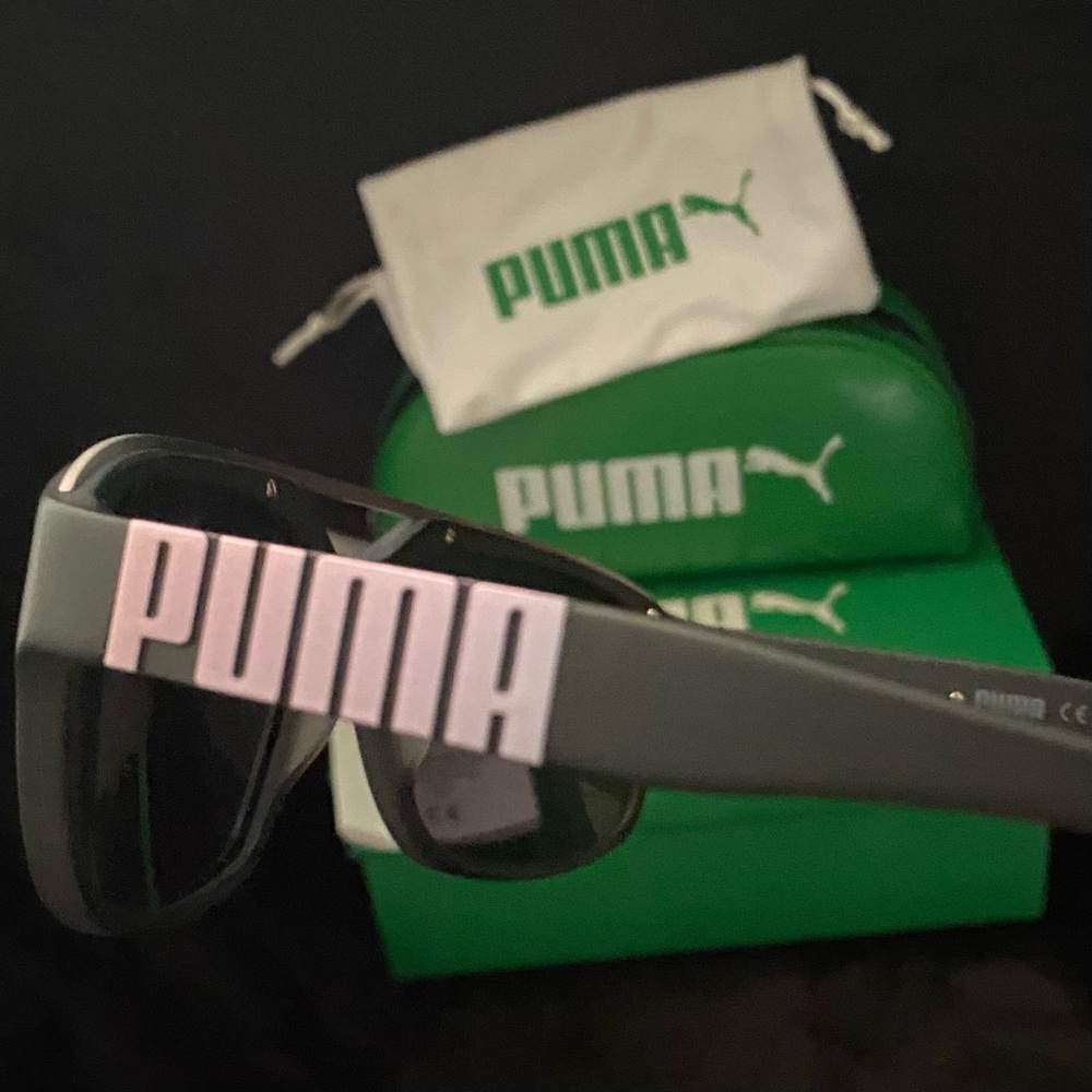 Puma Idol sunglasses | PU0013S | Black bridge Silver Grey mirrored